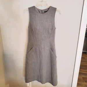 Theory classic midi sheath dress with pockets!
